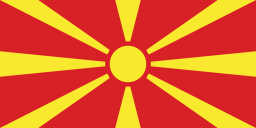 North Macedonia flag